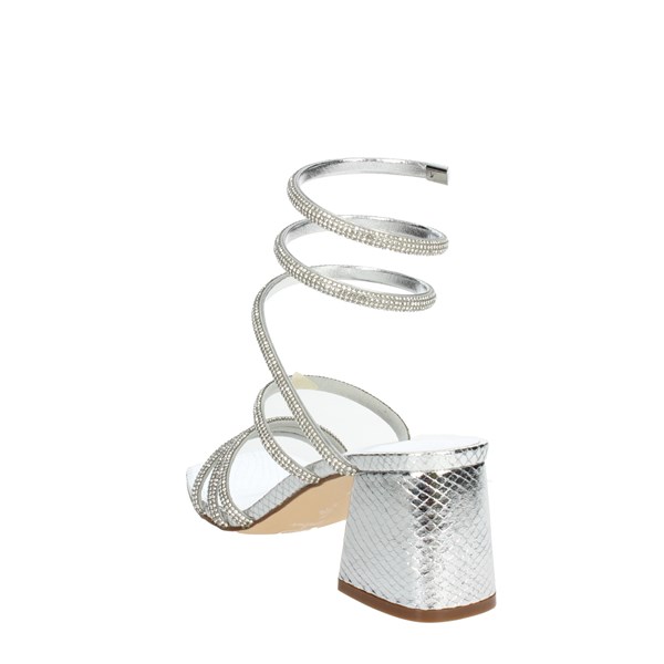Menbur Shoes Heeled Sandals Silver 23790