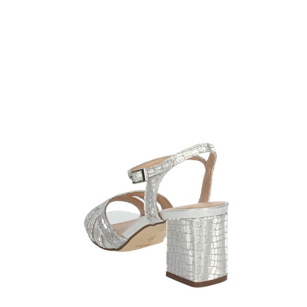 Menbur Shoes Heeled Sandals Silver 23708
