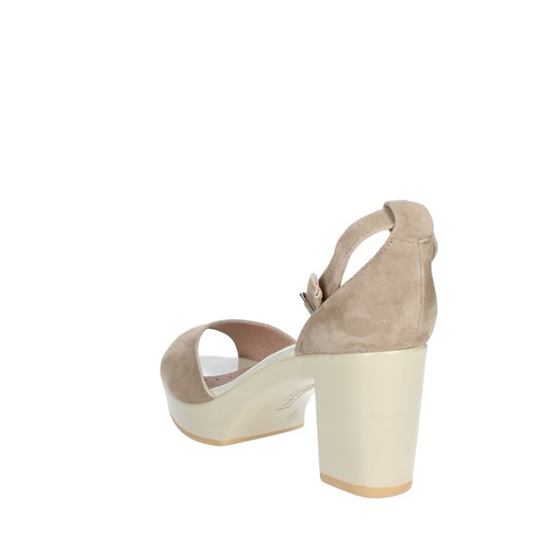 Pitillos Shoes Heeled Sandals Beige 2634