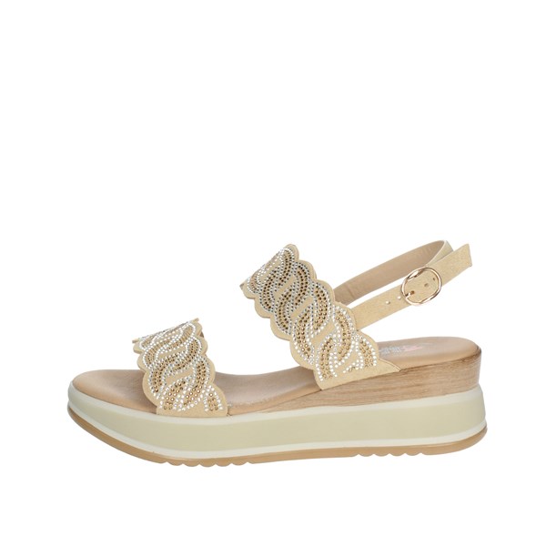 Repo Shoes Platform Sandals Beige 19204-E3