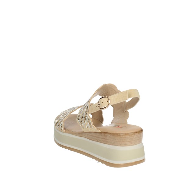 Repo Shoes Platform Sandals Beige 19204-E3