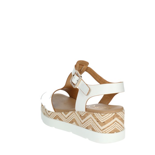 Repo Shoes Platform Sandals White 50257-E3