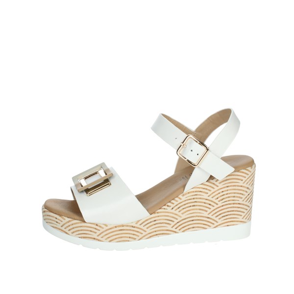 Repo Shoes Platform Sandals White 51264-E3