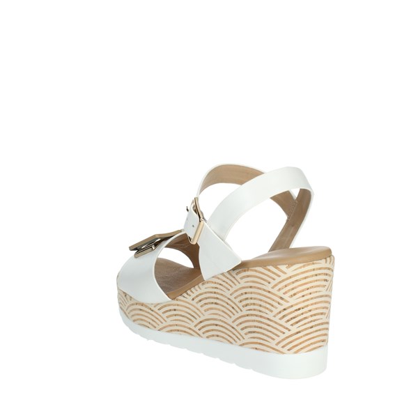 Repo Shoes Platform Sandals White 51264-E3