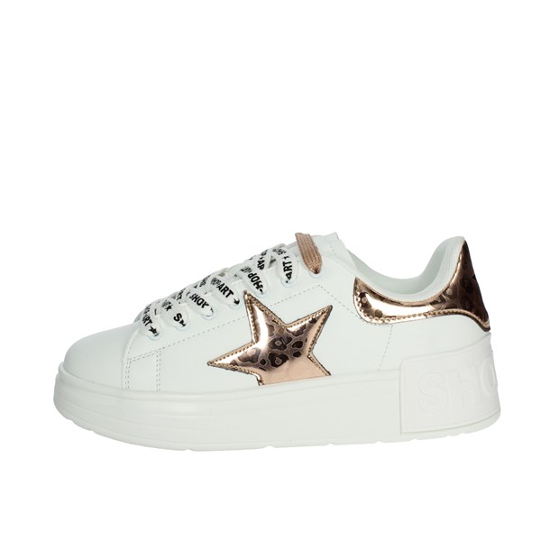 Shop Art Shoes Sneakers White/Light dusty pink SASS230210