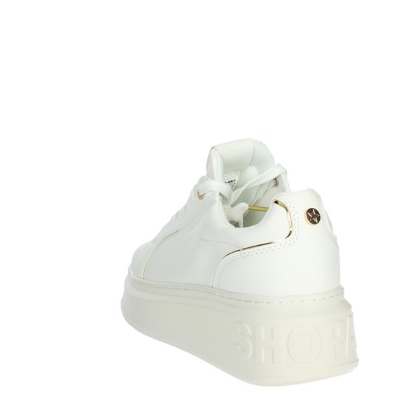 Shop Art Shoes Sneakers White/Gold SASS230214