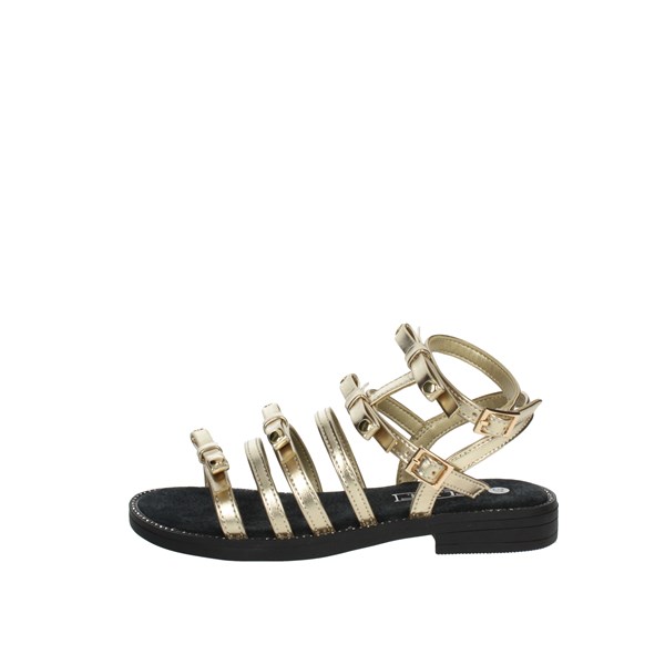 Cult Shoes Flat Sandals Gold CLJ003903000