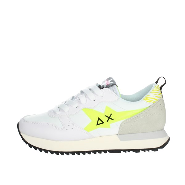 Sun68 Shoes Sneakers White/Yellow/ Fluo Z33213