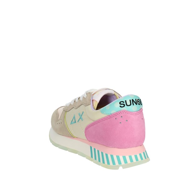 Sun68 Shoes Sneakers Beige/Pink Z33205