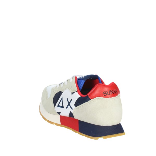 Sun68 Shoes Sneakers White/Blue Z33312T