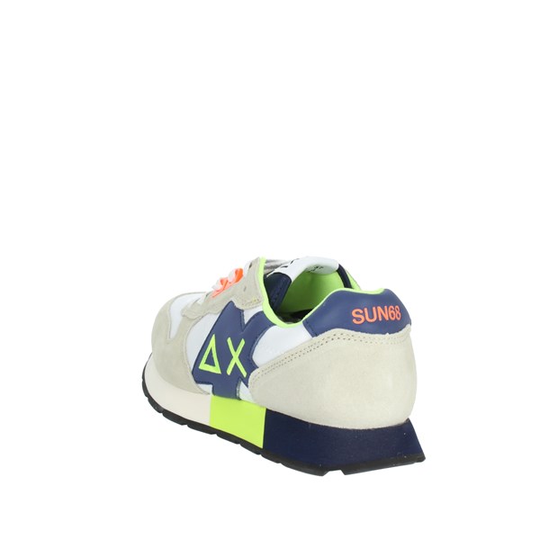Sun68 Shoes Sneakers White/Yellow Z33313T