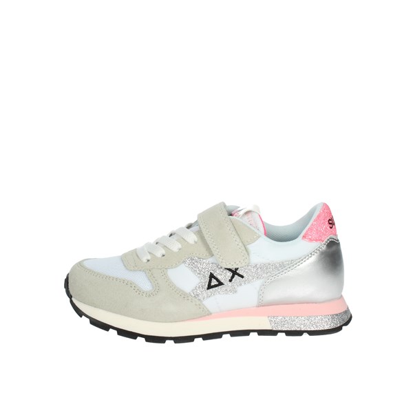 Sun68 Shoes Sneakers White/Pink Z33411K