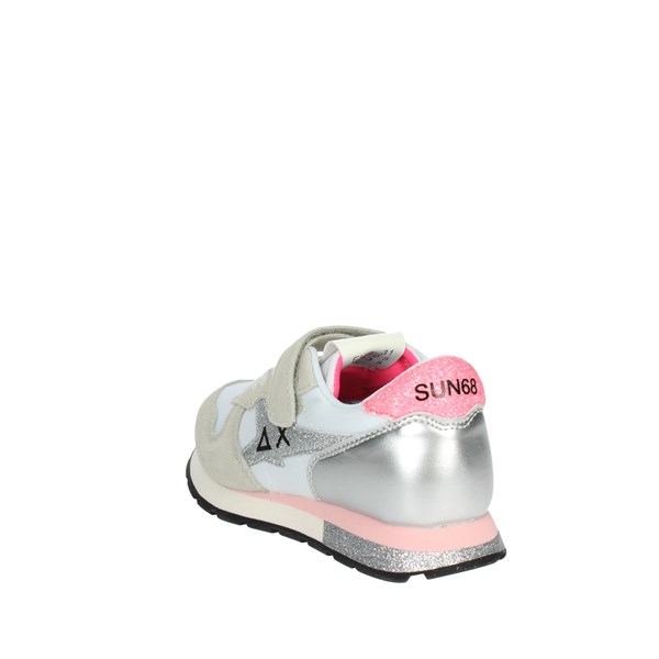 Sun68 Shoes Sneakers White/Pink Z33411K