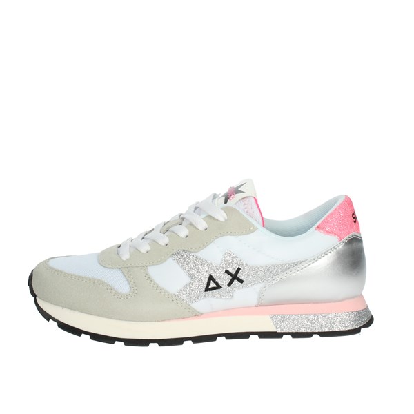 Sun68 Shoes Sneakers White/Pink Z33411T
