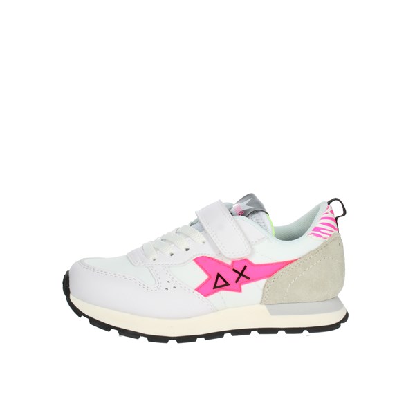 Sun68 Shoes Sneakers White/Fuchsia Z33413K