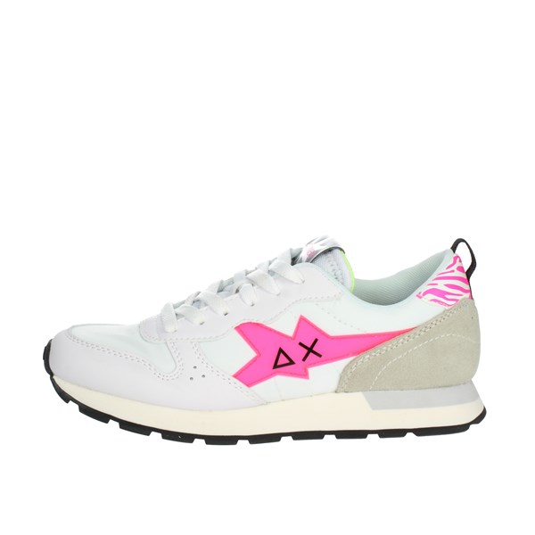 Sun68 Shoes Sneakers White/Fuchsia Z33413T