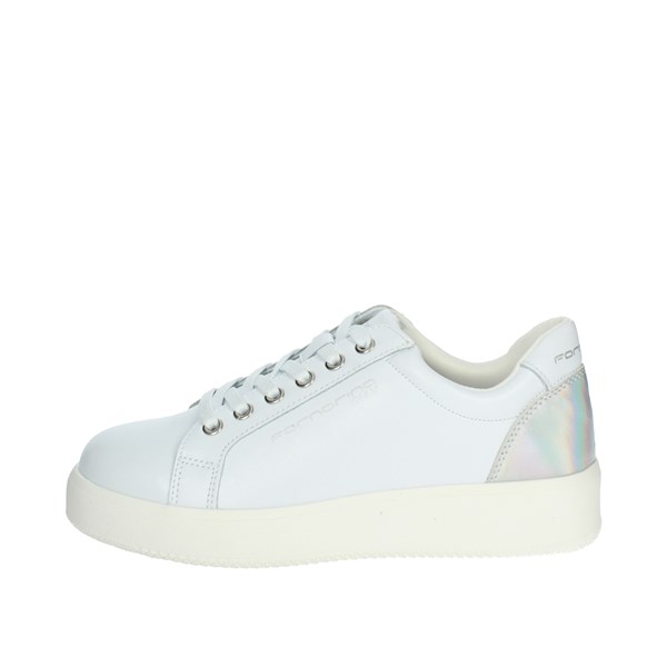 Fornarina Shoes Sneakers White/Silver ANNA