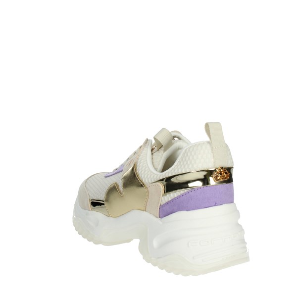 Fornarina Shoes Sneakers Beige/gold STOCCOLMA