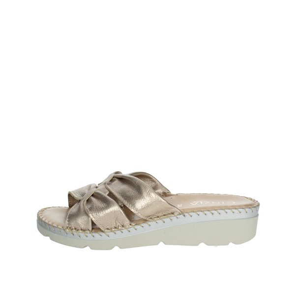 Cinzia Soft Shoes Flat Slippers Platinum  IU500813-L