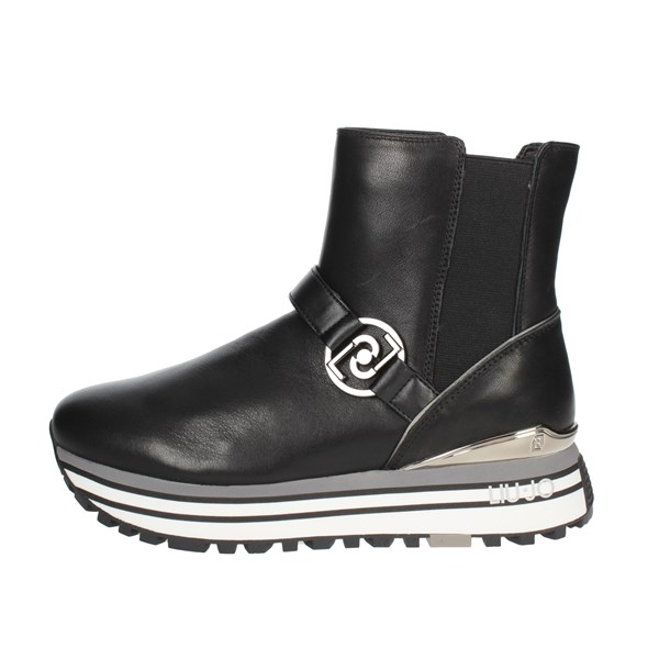 Liu-jo Shoes Low Ankle Boots Black MAXI WONDER 49