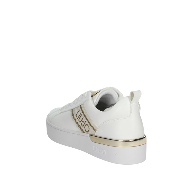 Liu-jo Shoes Sneakers White/Gold SILVIA 86