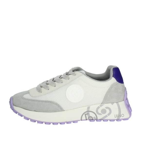 Liu-jo Shoes Sneakers White/Purple LOLO 09