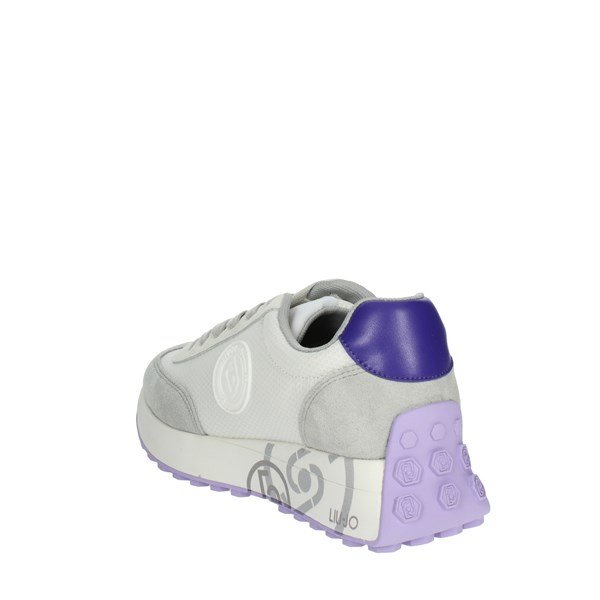 Liu-jo Shoes Sneakers White/Purple LOLO 09
