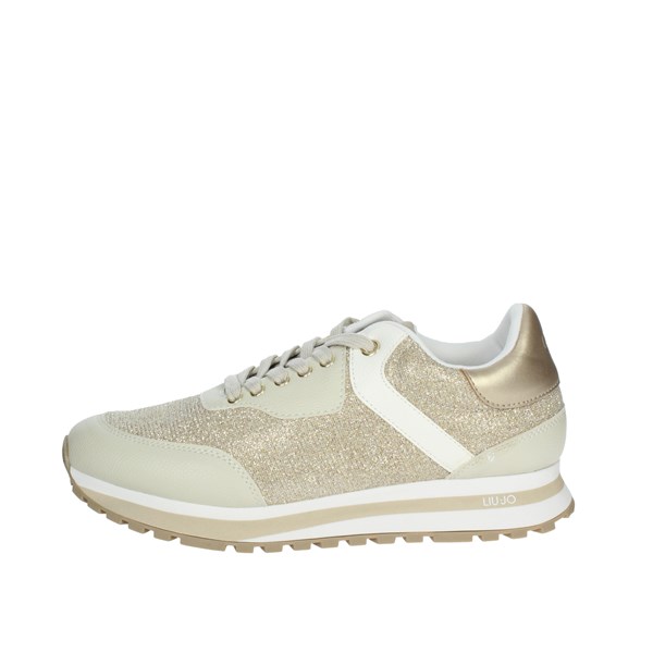 Liu-jo Shoes Sneakers Beige/gold WONDER 501
