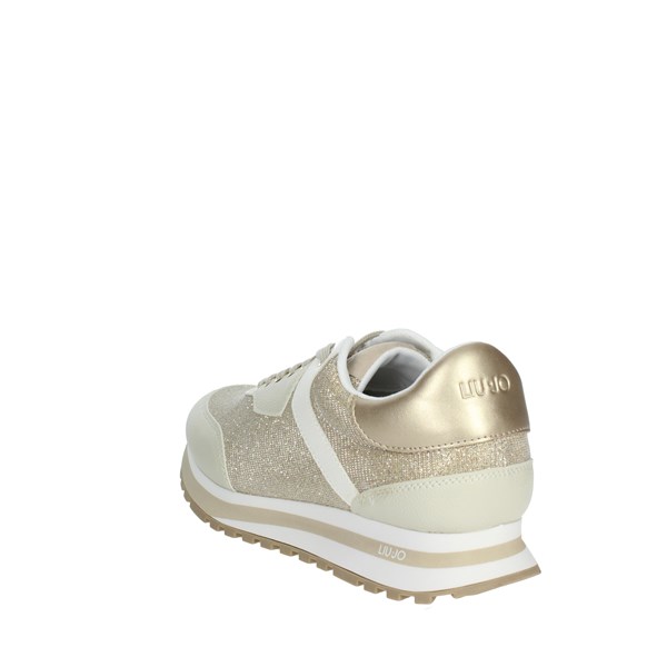 Liu-jo Shoes Sneakers Beige/gold WONDER 501