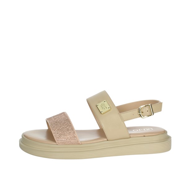 Liu-jo Shoes Flat Sandals Beige/Light dusty pink MARTY 522