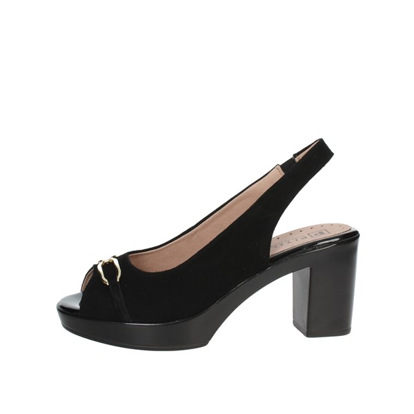 Pitillos Shoes Heeled Sandals Black 2632