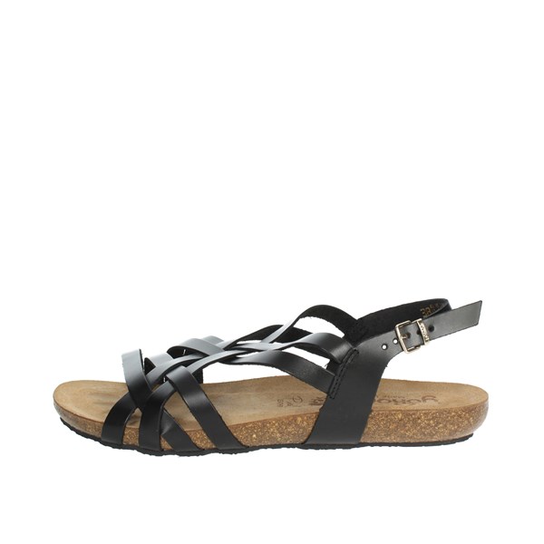 Yokono Shoes Flat Sandals Black IBIZA-186