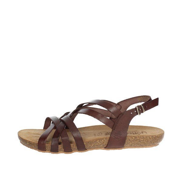 Yokono Shoes Flat Sandals Brown IBIZA-186