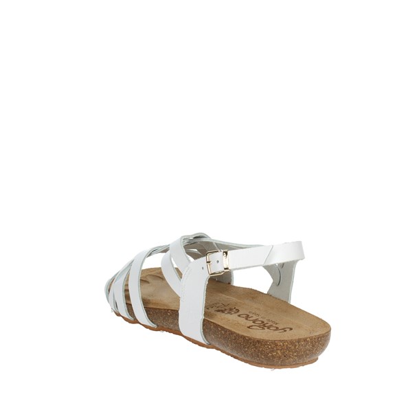 Yokono Shoes Flat Sandals White IBIZA-186