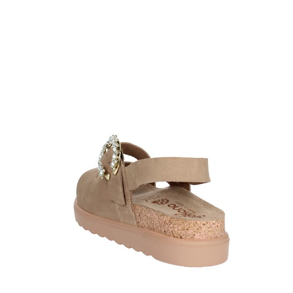 Yokono Shoes Flat Sandals Light dusty pink TUNEZ-116