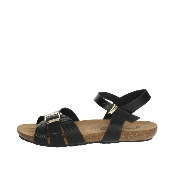 Yokono Shoes Flat Sandals Black IBIZA-185