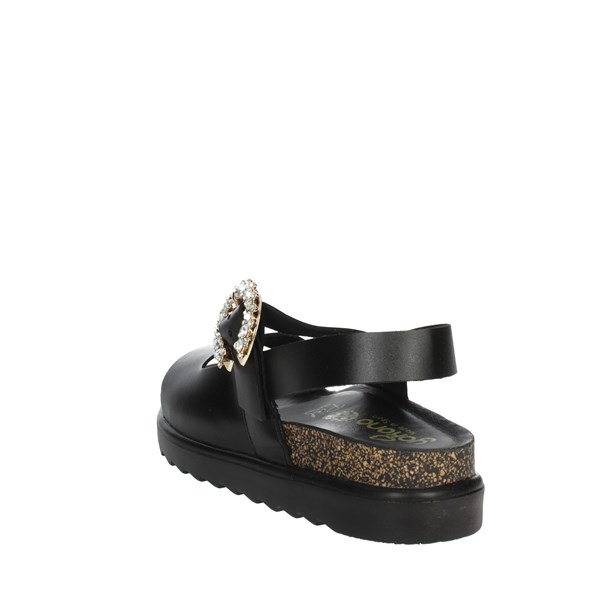 Yokono Shoes Flat Sandals Black TUNEZ-116