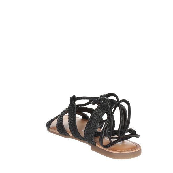 Gioseppo Shoes Flat Sandals Black 69130