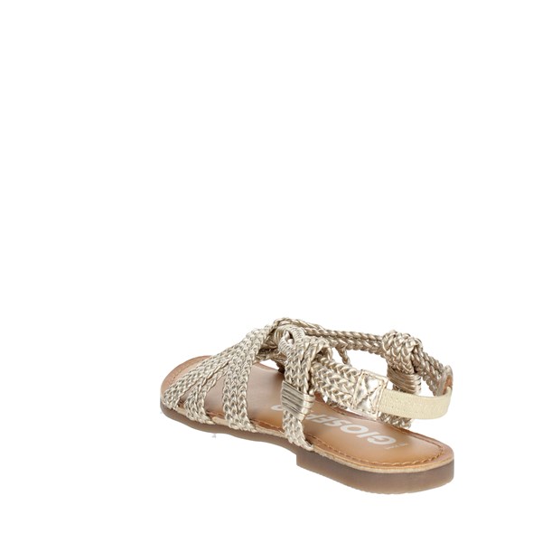 Gioseppo Shoes Flat Sandals Gold 69119