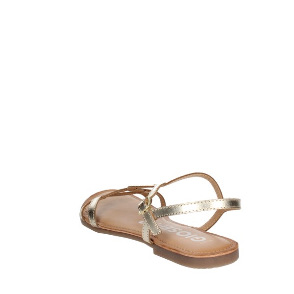 Gioseppo Shoes Flat Sandals Gold 69113