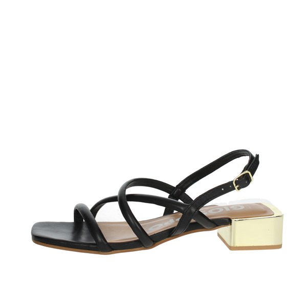 Gioseppo Shoes Flat Sandals Black 69192