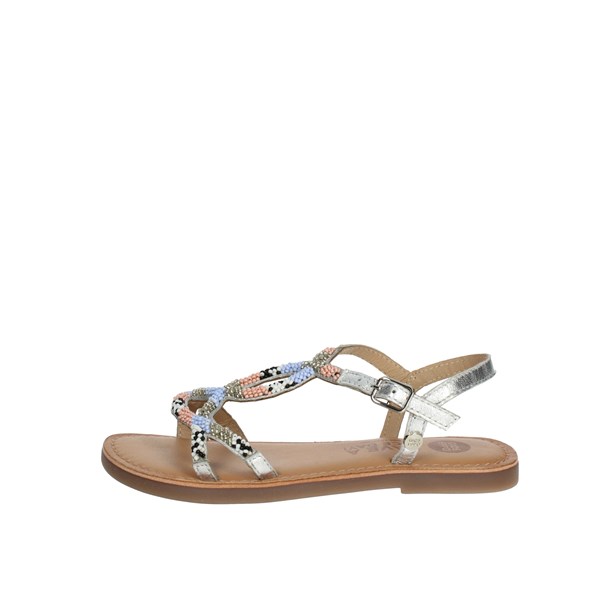 Gioseppo Shoes Flat Sandals Silver 68286