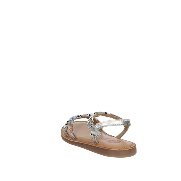 Gioseppo Shoes Flat Sandals Silver 69100