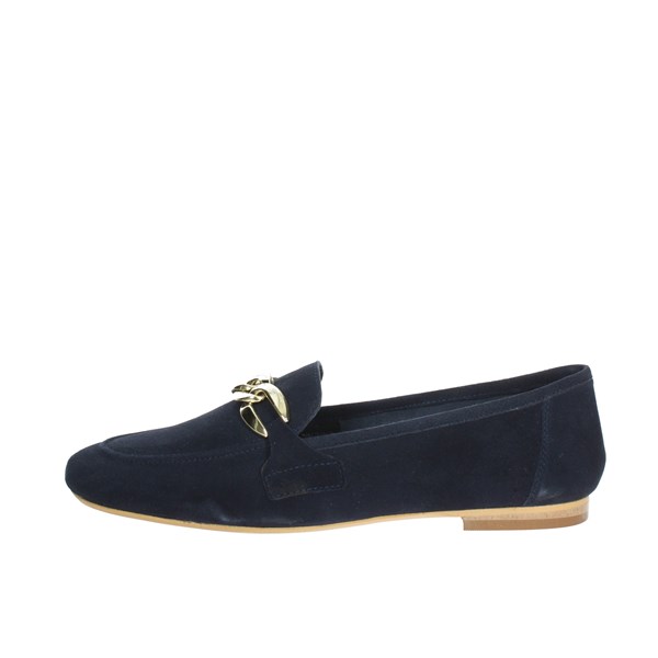 Hosis Milano Shoes Moccasin Blue MSU5200
