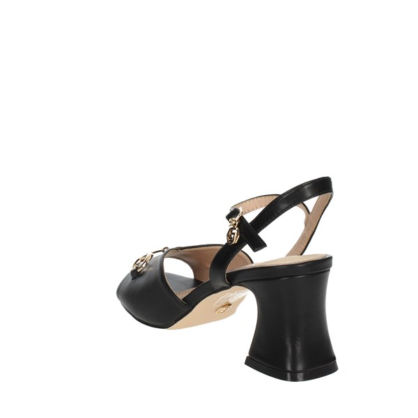 Gold & Gold Shoes Heeled Sandals Black GD752