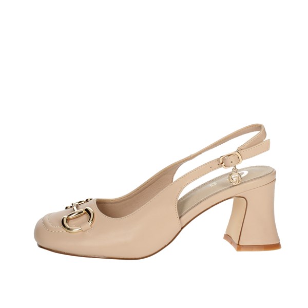 Gold & Gold Shoes Pumps Beige GD757