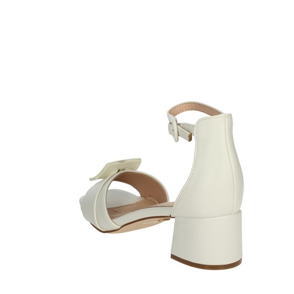 Gold & Gold Shoes Heeled Sandals Creamy white GP23-419