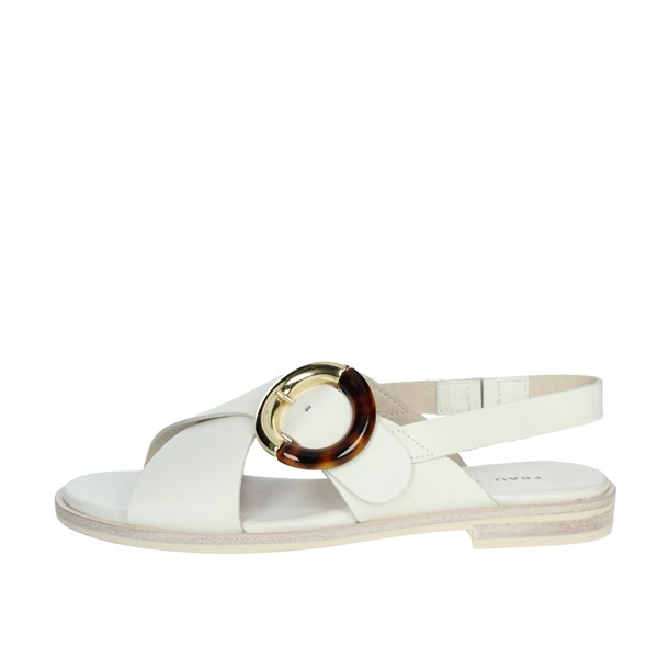 Frau Shoes Flat Sandals White 86T9