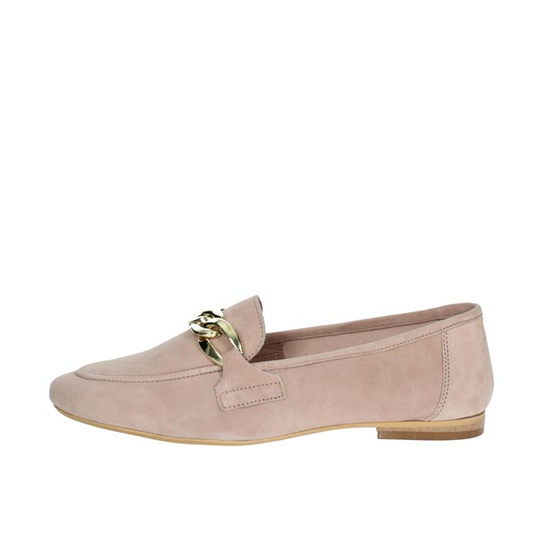 Hosis Milano Shoes Moccasin Light dusty pink MSU5200