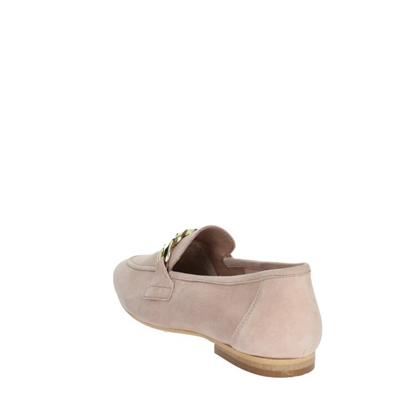 Hosis Milano Shoes Moccasin Light dusty pink MSU5200